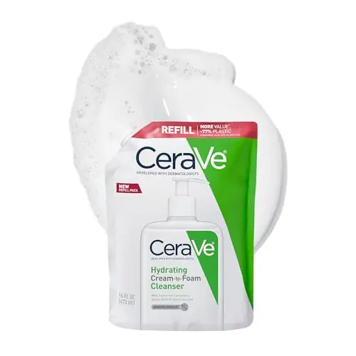 CeraVe Limpiadora Hidratante Recarga 473ml - Gel Limpiador con Tecnología MVE