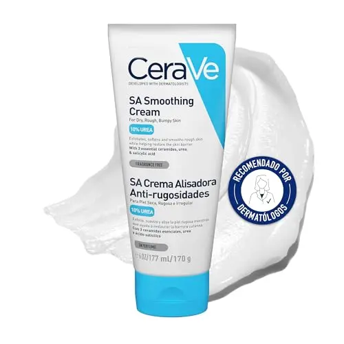 CeraVe SA Crema Alisadora Anti-rugosidades 177ml - Exfoliante e Hidratante para Piel Seca