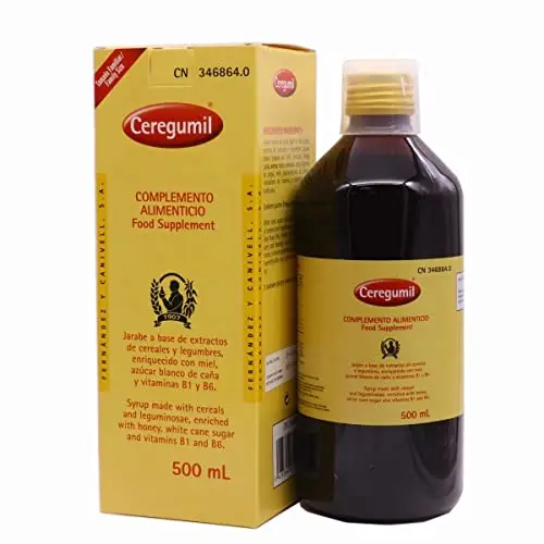 Ceregumil Jarabe 500 ml - Complemento Energético Natural con Vitaminas B1 y B6