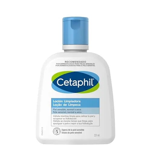 Cetaphil Loción Limpiadora Facial - Piel Sensible, Normal y Seca 237ml