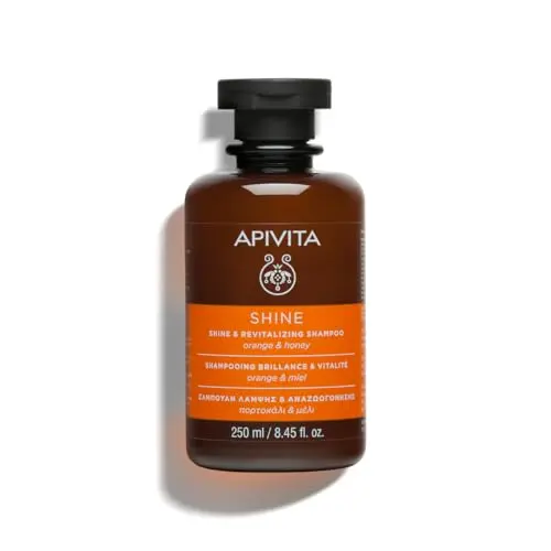 Champú Brillo y Vitalidad Apivita con Miel y Naranja 250 ml