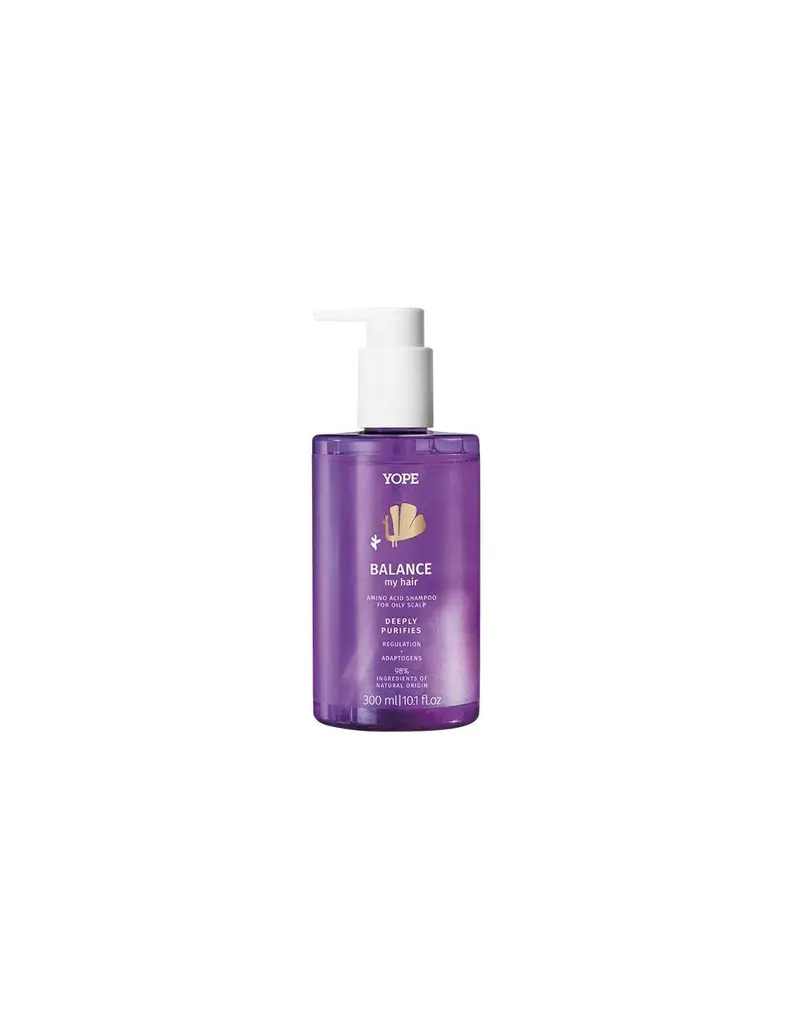 Champú natural con aminoácidos para cuero cabelludo graso - BALANCE my hair - YOPE