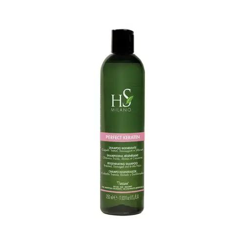 Champú Perfect Keratin regenerador cabello dañado Hs Milano 350ml