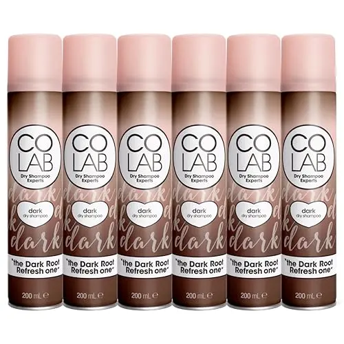 Champú Seco Dark 200ml Colab - Corrector para Cabellos Oscuros