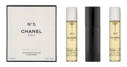 Chanel Nº 5 Eau de Toilette Vaporizador de Sac 3x20 ml