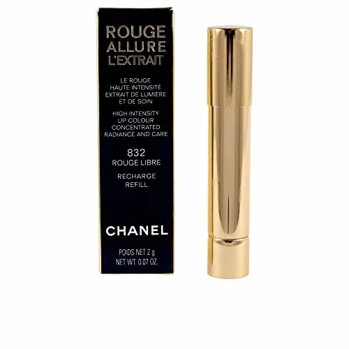 CHANEL Rouge Allure L'Extrait Recarga #832 Rouge Libre - Labial 2g