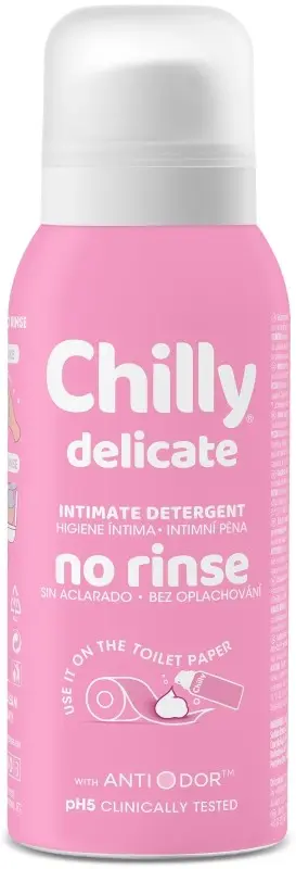 Chilly Delicate Higiene Íntima sin Aclarado 100 ml – Comodidad y Frescura en Cualquier Momento