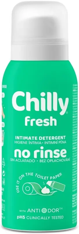 Chilly Fresh Higiene Íntima sin Aclarado 100 ml – Sensación Refrescante y Protección Instantánea en Cualquier Momento