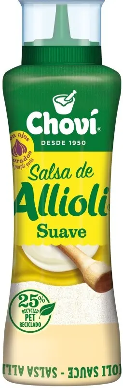 Choví Salsa de Allioli Suave 820G