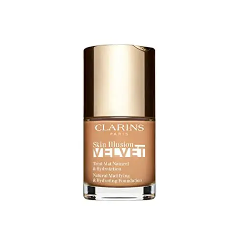 Clarins Skin Illusion Velvet Foundation 112C Amber - Base Matificante e Hidratante
