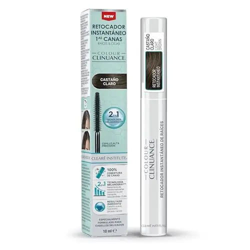 Clearé Institute Colour Clinuance Retocador Instantáneo de Canas y Raíces - Castaño Claro 10ml