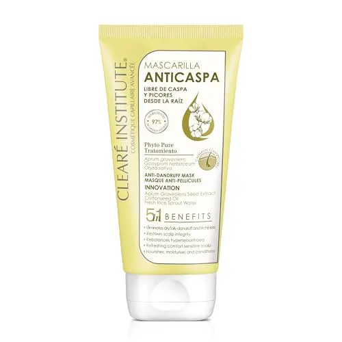 Clearé Institute Mascarilla Capilar Anticaspa 150ml - Hidratación y Alivio del Picor