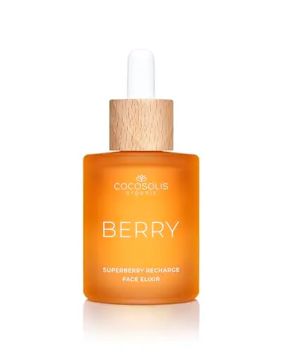 COCOSOLIS BERRY Superberry Recharge Face Elixir 50ml - Aceite Facial Orgánico Vegano