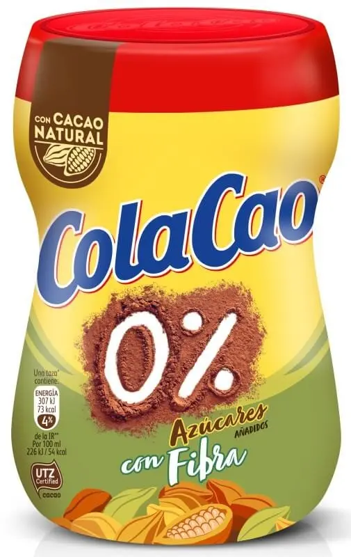 Colacao Cacao Fibra 0% 300 Gr