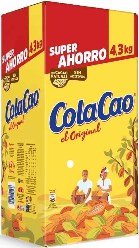 ColaCao Original Cacao Soluble Formato Super Ahorro 4,3 kg