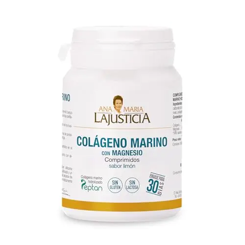 Colágeno Marino con Magnesio Ana María Lajusticia - 180 Comprimidos Sabor Limón