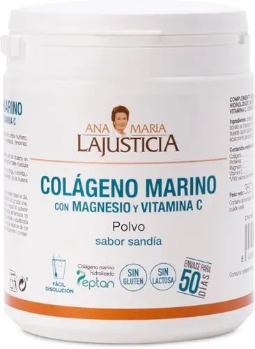 Colágeno Marino Peptan con Magnesio y Vitamina C - Sabor Sandía 350g