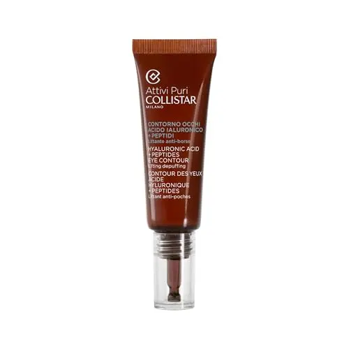 Collistar Attivi Puri Contorno de Ojos - Sérum Gel Ácido Hialurónico + Péptidos