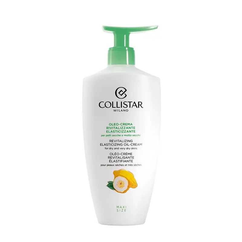 Collistar Óleo-Crema Revitalizante 400 ml - Hidratación Intensiva con Vitamina C