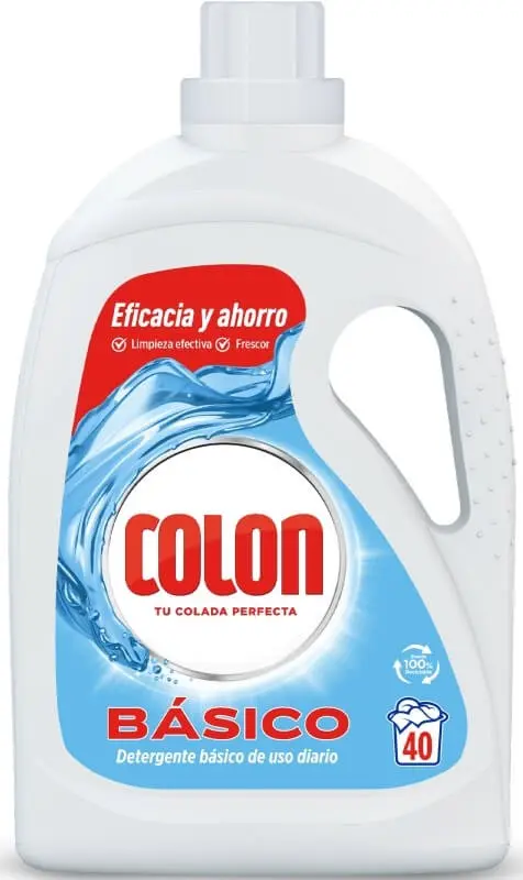 Colon Básico Detergente Líquido 2L 40 Lavados
