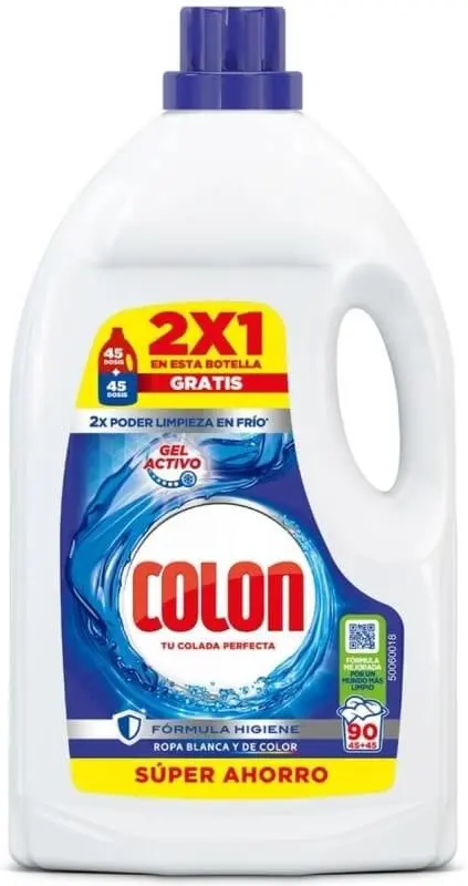 Colon Gel Activo Ropa Blanca y de Color 90D 4,05L