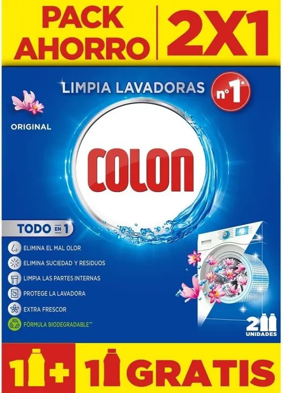 Colon Limpialavadoras Líquido Pack de 2 x 250 ml