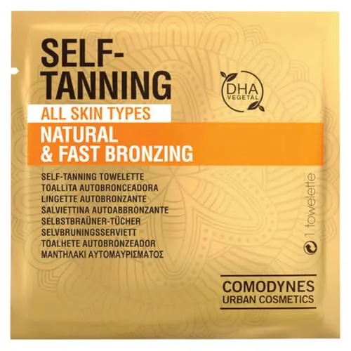 Comodynes Self-Tanning Towelettes - Toallitas Autobronceadoras 8 Unidades