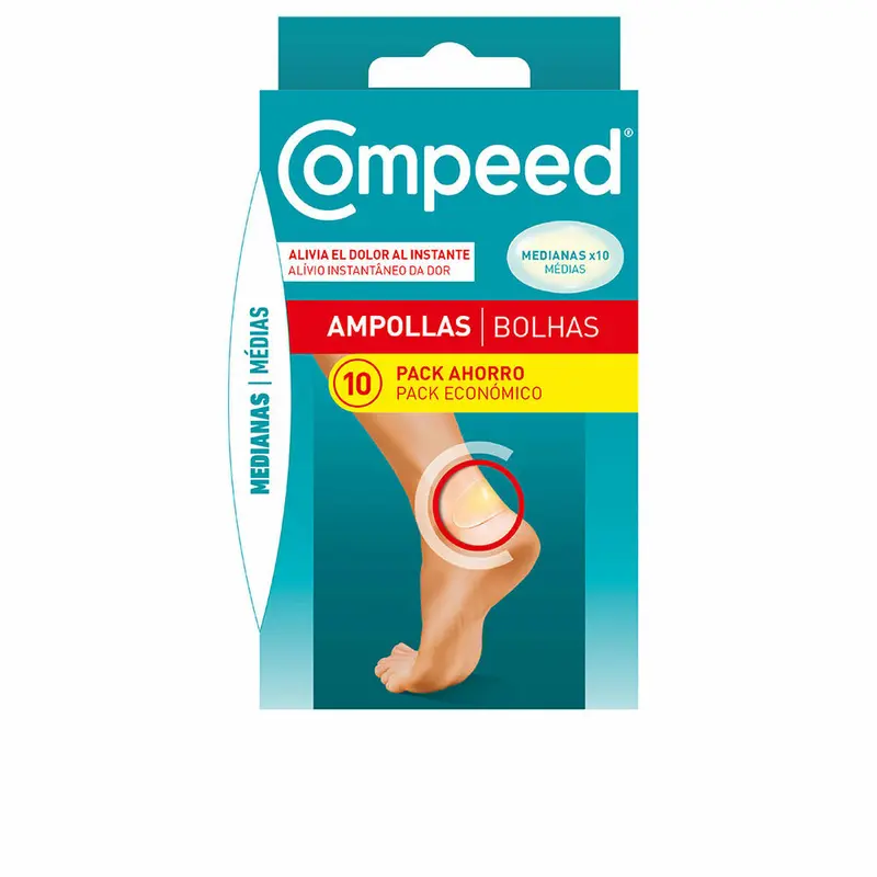Compeed Ampollas Medianas Pack Ahorro 10 Apósitos Hidrocoloides