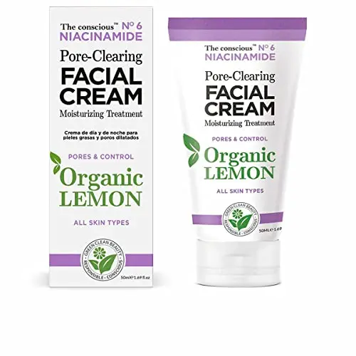 Crema Facial Niacinamida y Limón Orgánico Pore-Clearing 50ml