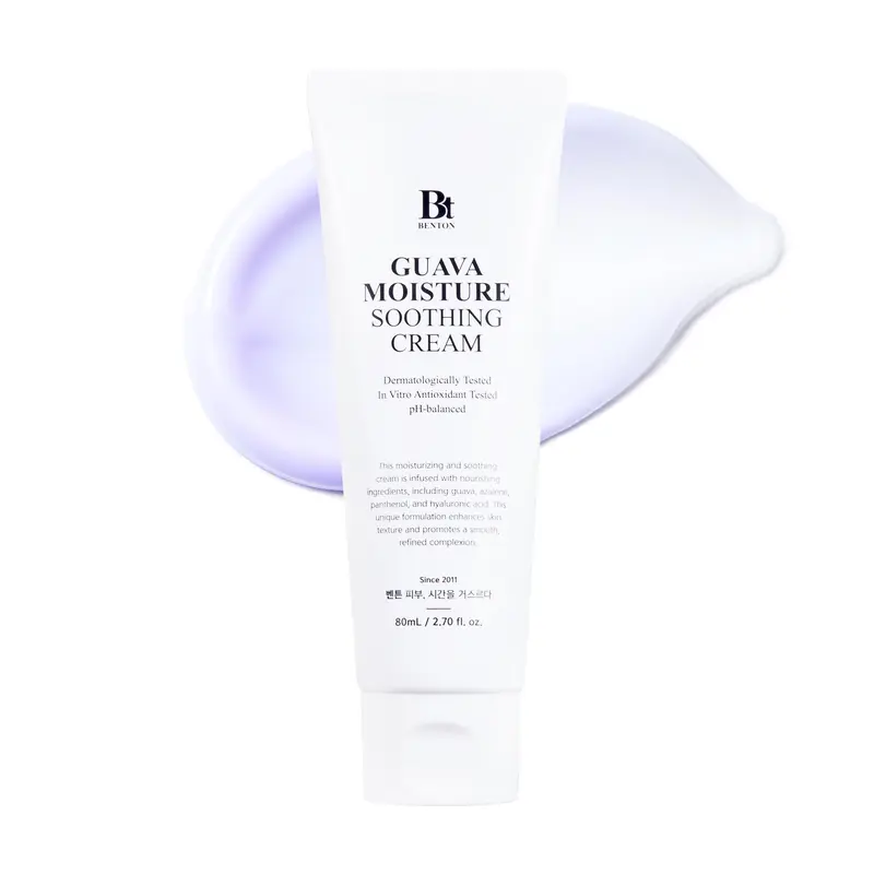 Crema Hidratante y Calmante de Guayaba BENTON 80ml - Piel Sensible