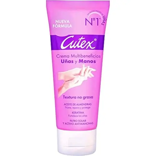 Crema Manos y Uñas Cutex Leche Almendras 100 ml