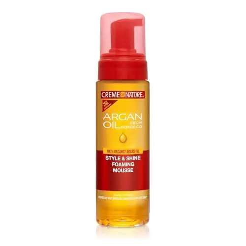Creme of Nature Foaming Mousse - Espuma Líquida con Aceite de Argán para Rizos
