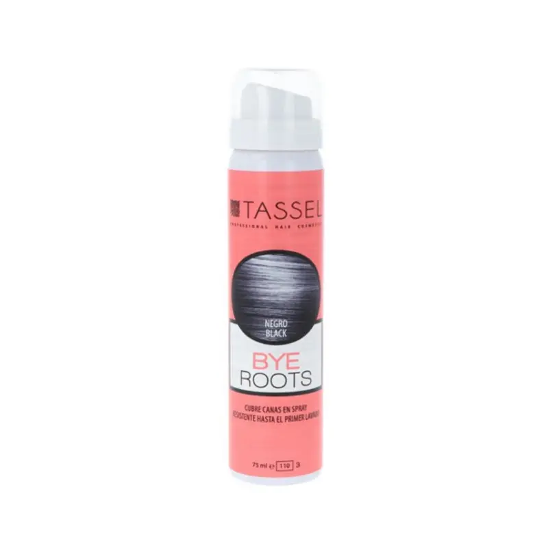 Cubre canas en spray negro Tassel 75 ml
