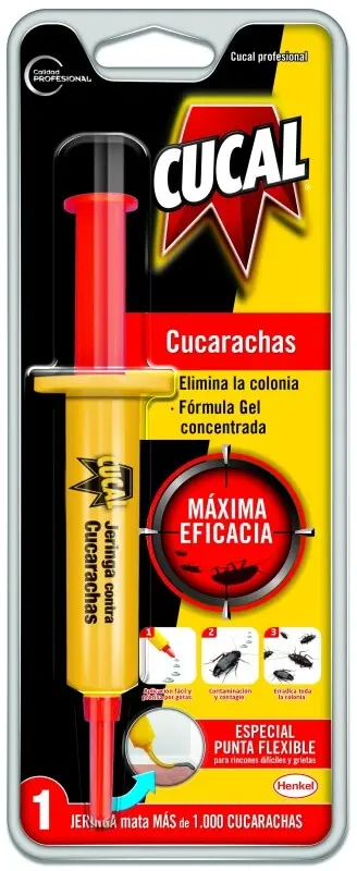 Cucal Jeringa Insecticida Cucarachas 10G