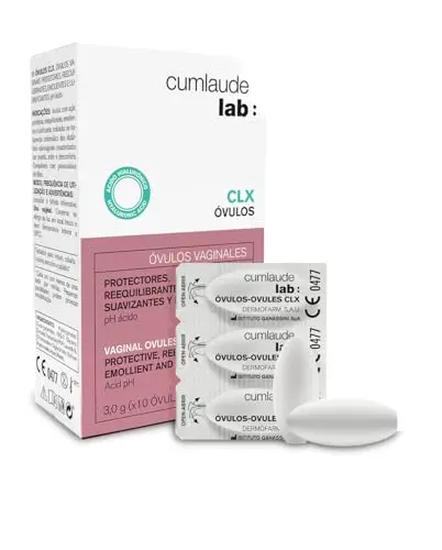 Cumlaude CLX Óvulos Vaginales - Suavizante y Reequilibrante (10 Unidades)
