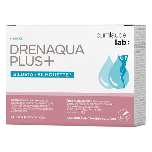 Cumlaude Lab Drenaqua Plus+ - Complemento Drenaje Líquidos con Té Verde e Hibisco