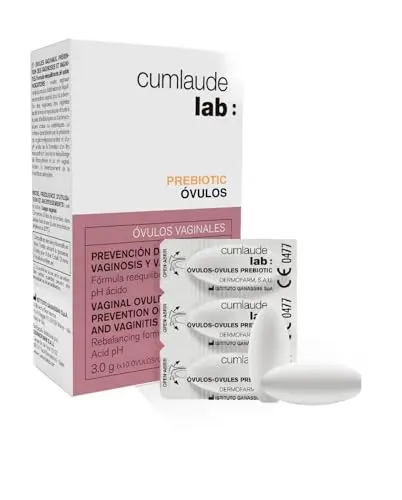 Cumlaude Lab Óvulos Prebiotic - Reequilibrio pH Íntimo 10 unidades