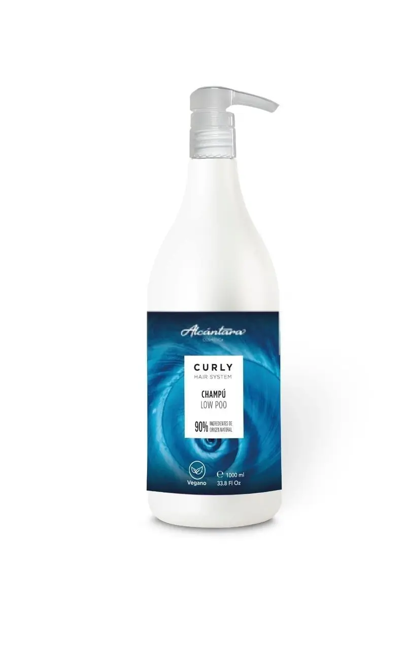 CURLY HAIR SYSTEM Champú Low Poo 1000 ml - Hidratante para Cabello Rizado