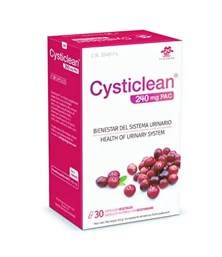 Cysticlean 240 mg - 30 Cápsulas para la Salud Urinaria