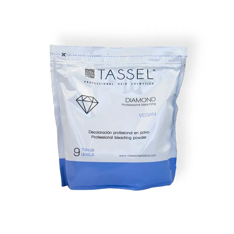Decoloración Profesional Diamond Tassel 500g | Polvo Decolorante de Alta Precisión