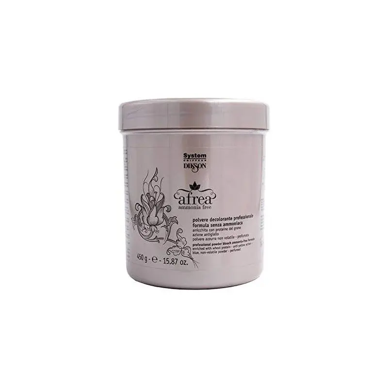 Decoloración Profesional Sin Amoniaco, Antiamarillo, Afrea de Dikson 450grs