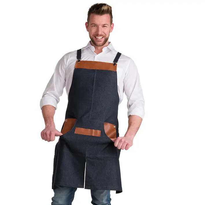 Delantal retro tejano talla única