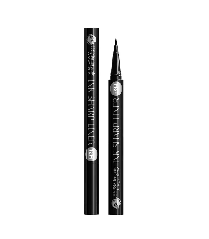 Delineador de ojos hipoalergénico Ink Sharp Liner 01 True Black - Bell Hypo