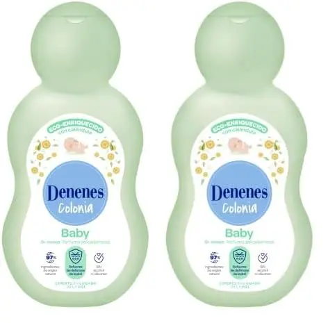 Denenes Baby Colonia Sin Alcohol Eco 500ml - Caléndula Ecológica para Bebés desde 0 Meses
