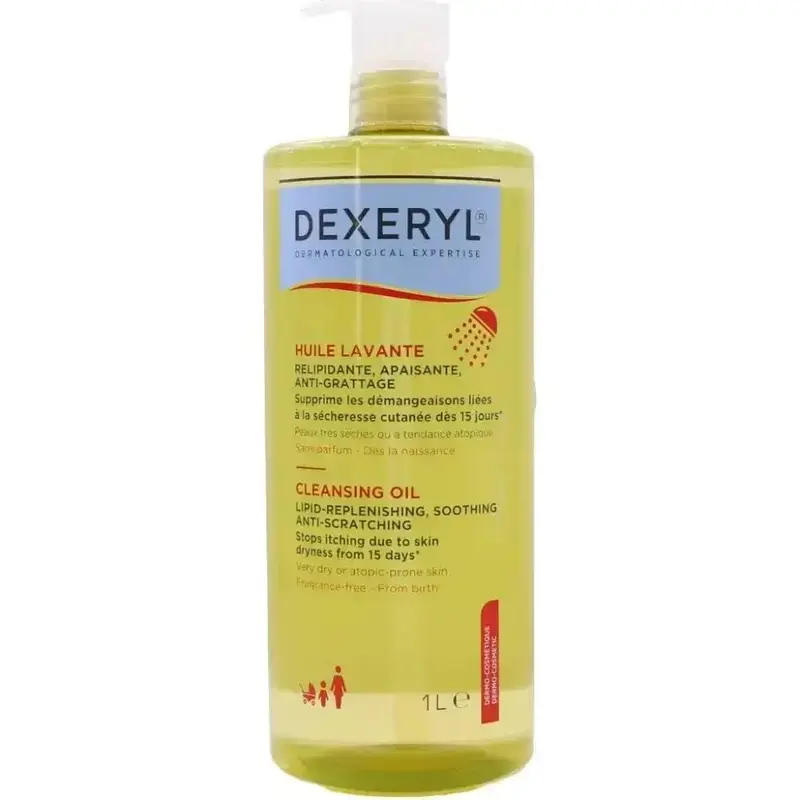 Dexeryl Aceite Limpiador 500 ml - Limpieza Facial Suave