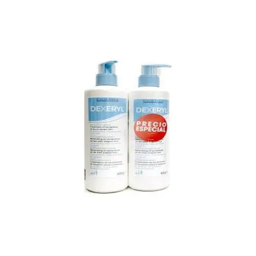 Dexeryl Crema Emoliente Pack Duo 2x500ml - Hidratación Intensiva Piel Seca