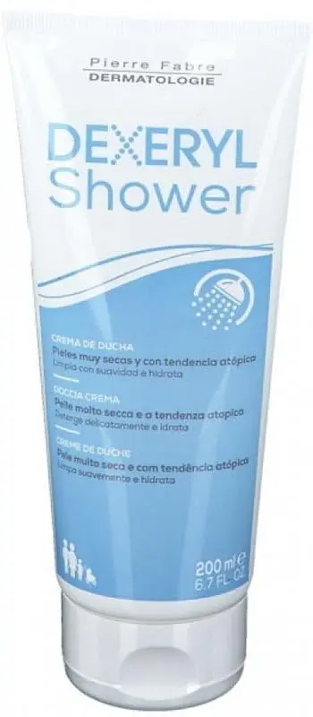 Dexeryl Shower - Crema Limpiadora para Pieles Secas y Sensibles 200ml