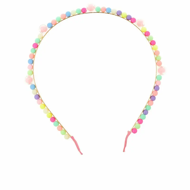 Diadema Metal INCA con Bolitas de Colores - Accesorio Infantil