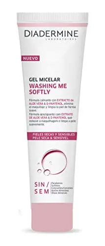 Diadermine Gel Micelar Washing me Softly - Pack 3x150ml para Pieles Secas y Sensibles