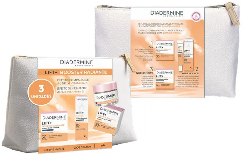 Diadermine Lift+ Booster Radiante Neceser 3 piezas